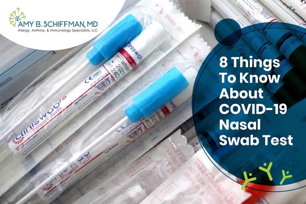 8 Things to Know About COVID19 Nasal Swab Test Amy B. Schiffman, MD